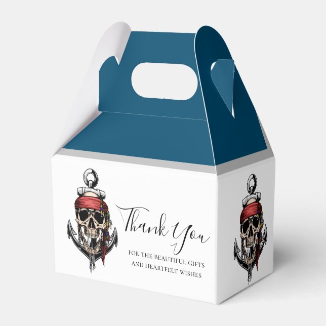 Pirate Skull Ghost Ship Geschenkschachtel (Vorderseite)