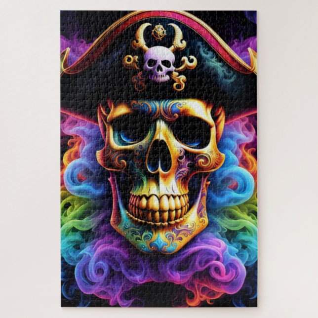 Pirate Skull Jigsaw Puzzle (Vertikal)