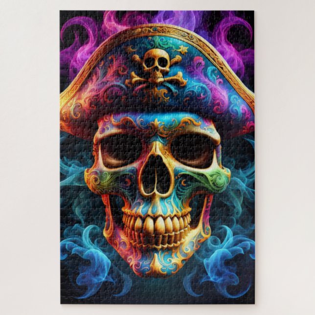 Pirate Skull Jigsaw Puzzle (Vertikal)