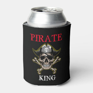 PIRATE SKULL KING KROSS KNOCHEN KÖNNEN FARBEN DOSENKÜHLER