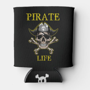 PIRATE SKULL LIFE GOLD DOSENKÜHLER