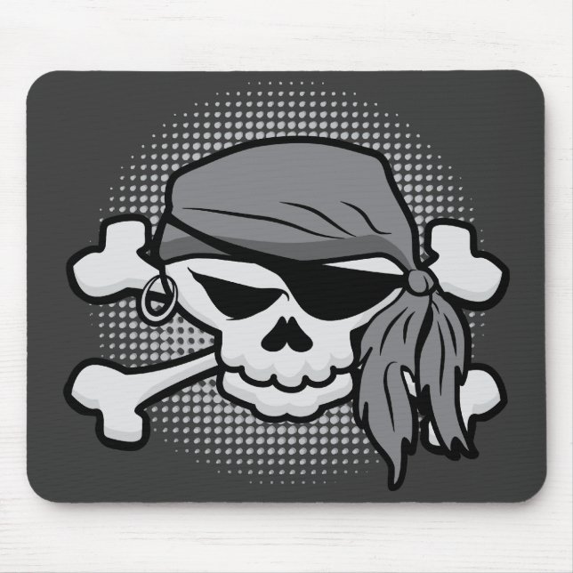 Pirate Skull Mousepad (Vorne)