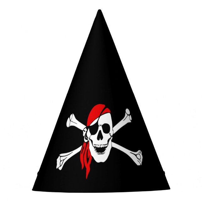 Pirate Skull Party Hat Partyhütchen (Vorderseite)