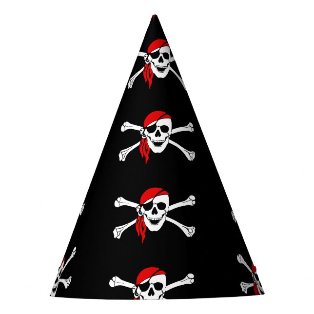 Pirate Skull Party Hat Partyhütchen (Vorderseite)