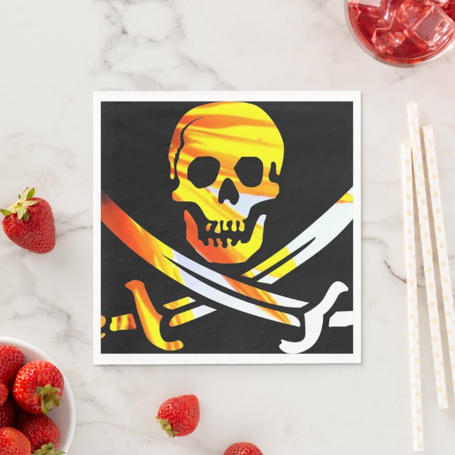 Pirate Skull Serviette (Beispiel)