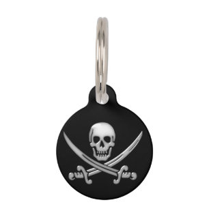 Pirate Skull & Sword Crossbones Tiermarke