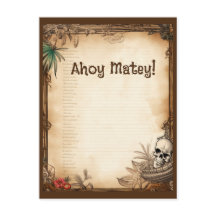 Pirate Skull Talk wie ein Piratengeburt