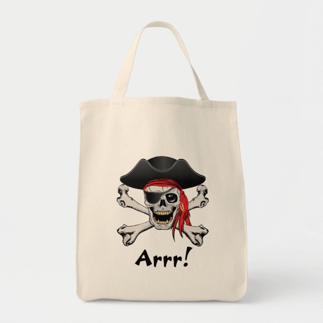Pirate Skull Tragetasche (Vorne)