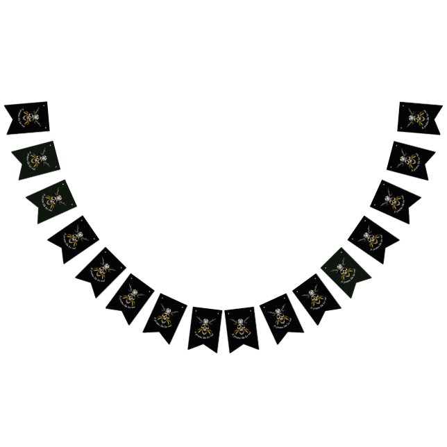 Pirate Skull Treasjagd Fahnen Wimpelkette (Alle)