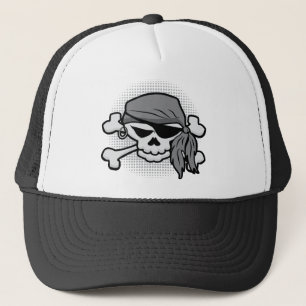 Pirate Skull Truckerkappe