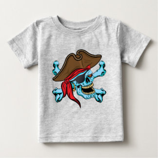 Pirate Skull und Crossbones Baby T-shirt