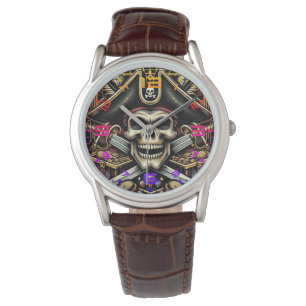 Pirate Skull Watch Armbanduhr
