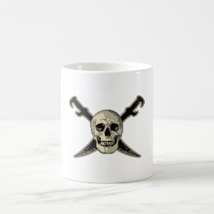Pirate (Skull) - White 11 oz Classic White Tasse
