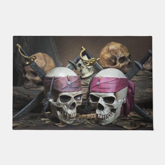 Pirate Skulls Türmatte (Vorderseite)