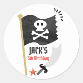 Pirate Stickers Pirate Geburtstagsparty Boy