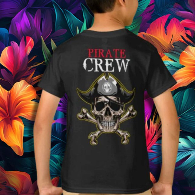 Pirate Thema Party Erwachsene sKULL Crew2 T - Shir T-Shirt (Von Creator hochgeladen)