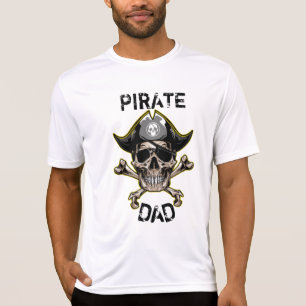 Pirate Thema Party Erwachsene Skull Cross Knochen  T-Shirt