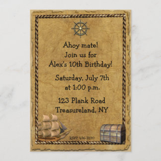 Pirate Thread Einladung