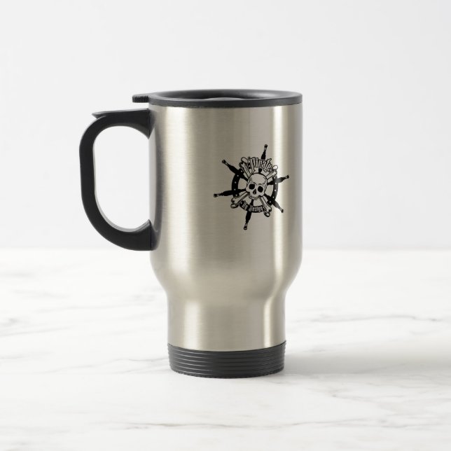 Pirate Travel Mug Reisebecher (Links)
