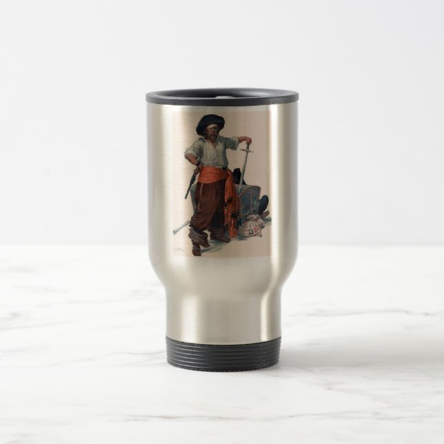 Pirate Travel Mug Reisebecher (Mittel)
