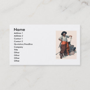 Pirate Treasure Business Card Visitenkarte