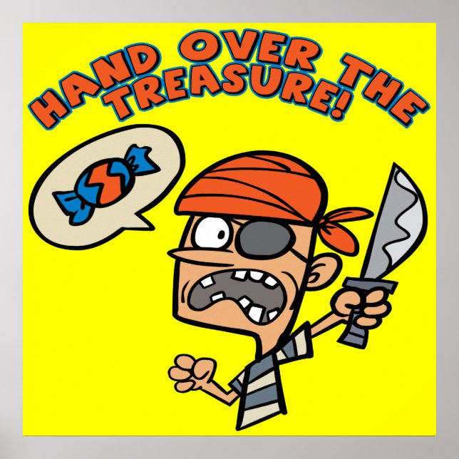 Pirate Treasure Poster (Vorne)