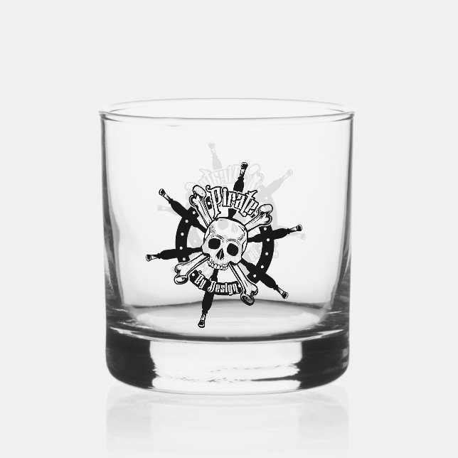 Pirate Trinkbehälter Whiskyglas (Vorderseite)