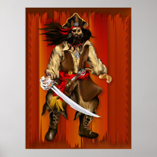 Pirate und Schwert...Poster Poster