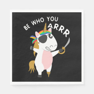 Pirate Unicorn Serviette