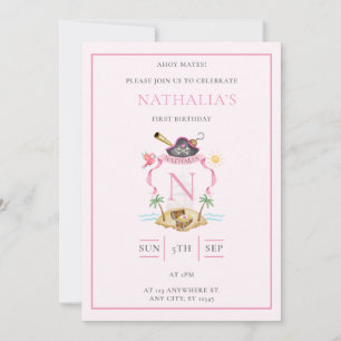 Pirate Wappen Einladung