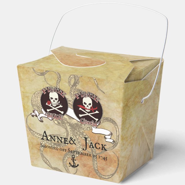 Pirate Wedding Geschenkschachtel (Vorderseite)