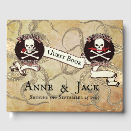Pirate Wedding Guest Book Gästebuch