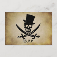 Pirate Wedding RSVP Response Card