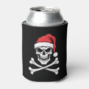 Pirate Weihnachten Totenkopf & Kreuzknochen Santa Dosenkühler