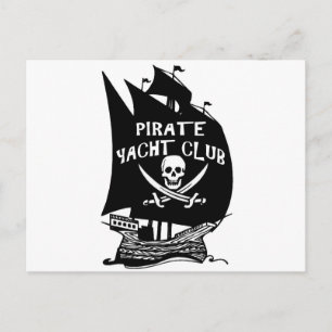 Pirate Yacht Club Postkarte
