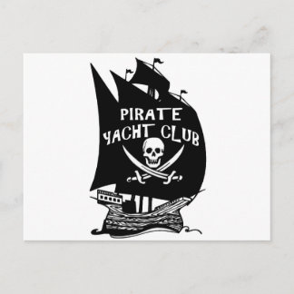 Pirate Yacht Club Postkarte