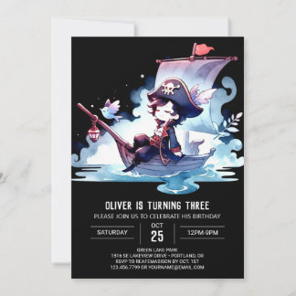 Pirate zum Geburtstag Einladung