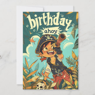 Pirate zum Geburtstag! Einladung