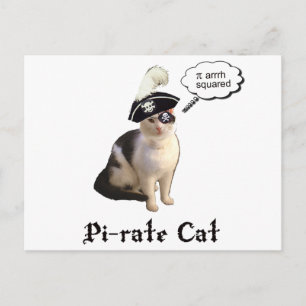 PiRateCat Postkarte