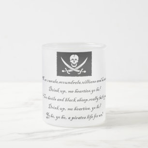 PirateLife, GlassMug Mattglastasse