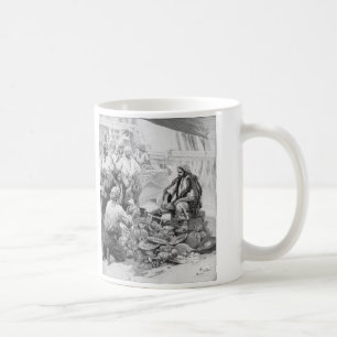 Piraten aus alter Zeit zählen ihre Schätze und Beu Kaffeetasse