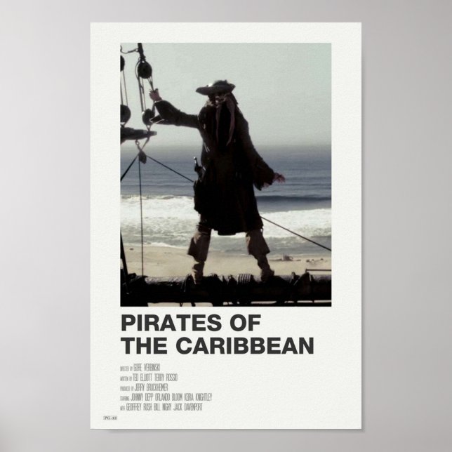 Piraten aus der Karibik-Elfenbein Poster (Vorne)