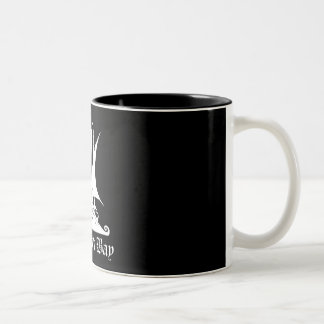 Piraten-Bucht-Tassen-Schwarzversion Zweifarbige Tasse