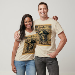 Piraten der karibischen Zeitung T-Shirt