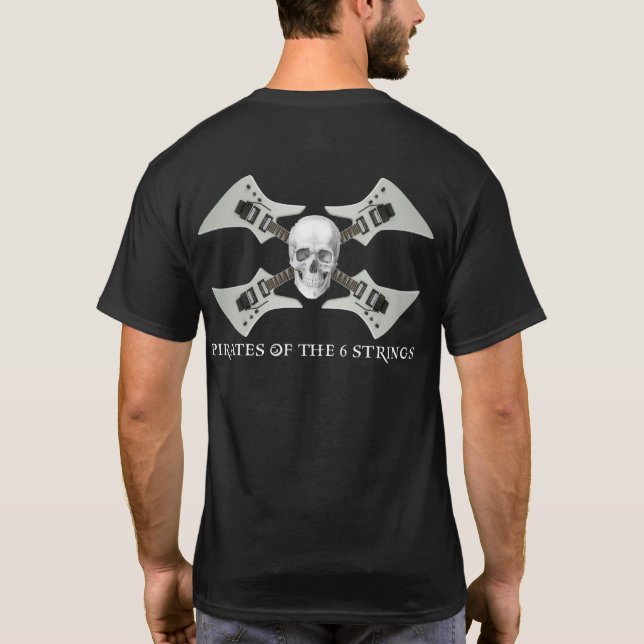 Piraten des 6 Stings Jackson Kelly Shirt (Rückseite)