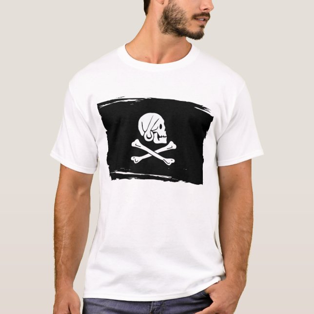 Piraten-Flagge von Henry Avery T-Shirt (Vorderseite)