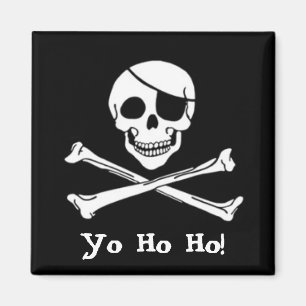 Piraten-Flaggen-Piratenflagge-Magnet Magnet