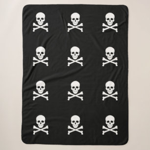 Piraten-Flaggen-Schädel und Knochen-Piratenflagge Sherpadecke