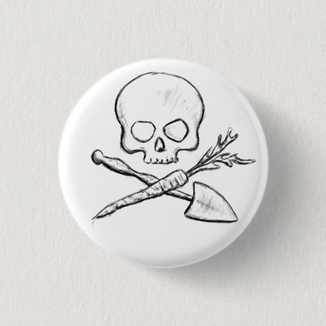 Piraten-Gärtner-Buttone Button (Vorderseite)