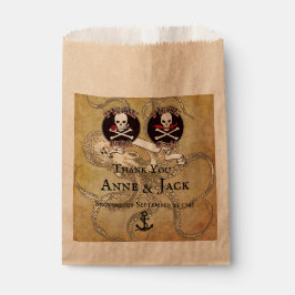 Piraten-Gastgeschenk Hochzeit Geschenktütchen
